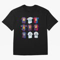 Messi Era Football Jerseys Oversized T-Shirt Celebrate Unforgettable Nights in FIFA World Cup 2026 USA Canada Mexico Spirit, Connected to Spain, Neymar, Worldwide Fan Energy, Dramatic Goals, Stadium Lights and Championship Celebrations; Perfect for