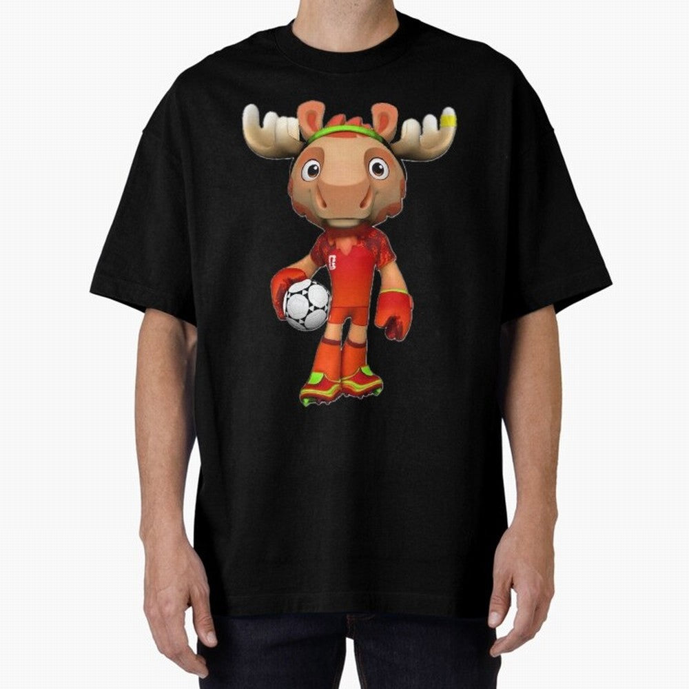2026 World Cup, Mascots Oversized T-Shirt Elevate the FIFA World Cup 2026 Group Stage Journey through Messi and Cristiano Ronaldo Highlights, Spain Pride, Vintage Soccer Flavor, Modern Football Stars, National Flags and Final Night Emotion; Perfect