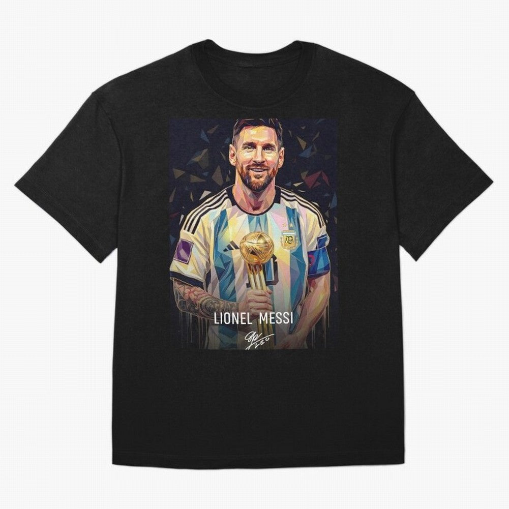 Leonie Messi M10 Football Soccer Player Champion Trophy Glory Classic T-Shirt Honor Champions and Dreams in Match Day Hype around FIFA World Cup 2026, Cristiano Ronaldo, Haaland and CR7, Argentina, France and Brazil, Tournament Hype, Historic