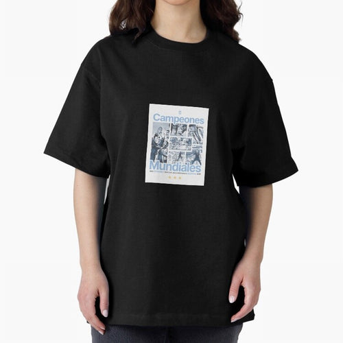 Argentina Qatar 2022 Oversized T-Shirt Bring Retro Soccer Energy to FIFA World Cup 2026 Spirit, Highlighting Argentina, Messi, Champion Mindset, Group Stage Buzz, Knockout Tension and Passionate Fan Culture; Made for Die Hard Supporters, Soccer