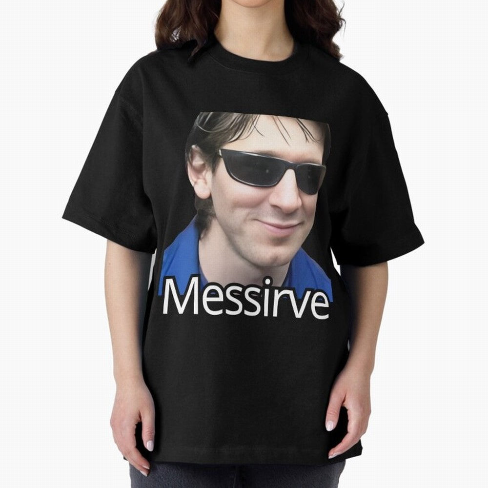Messirve Football Meme Oversized T-Shirt Bring Legendary Rivalry Energy to FIFA World Cup 2026 USA Canada Mexico Featuring CR7 and Messi, England and Germany Energy, Goal Celebration Energy, Supporter Heritage, Football Icons and Worldwide