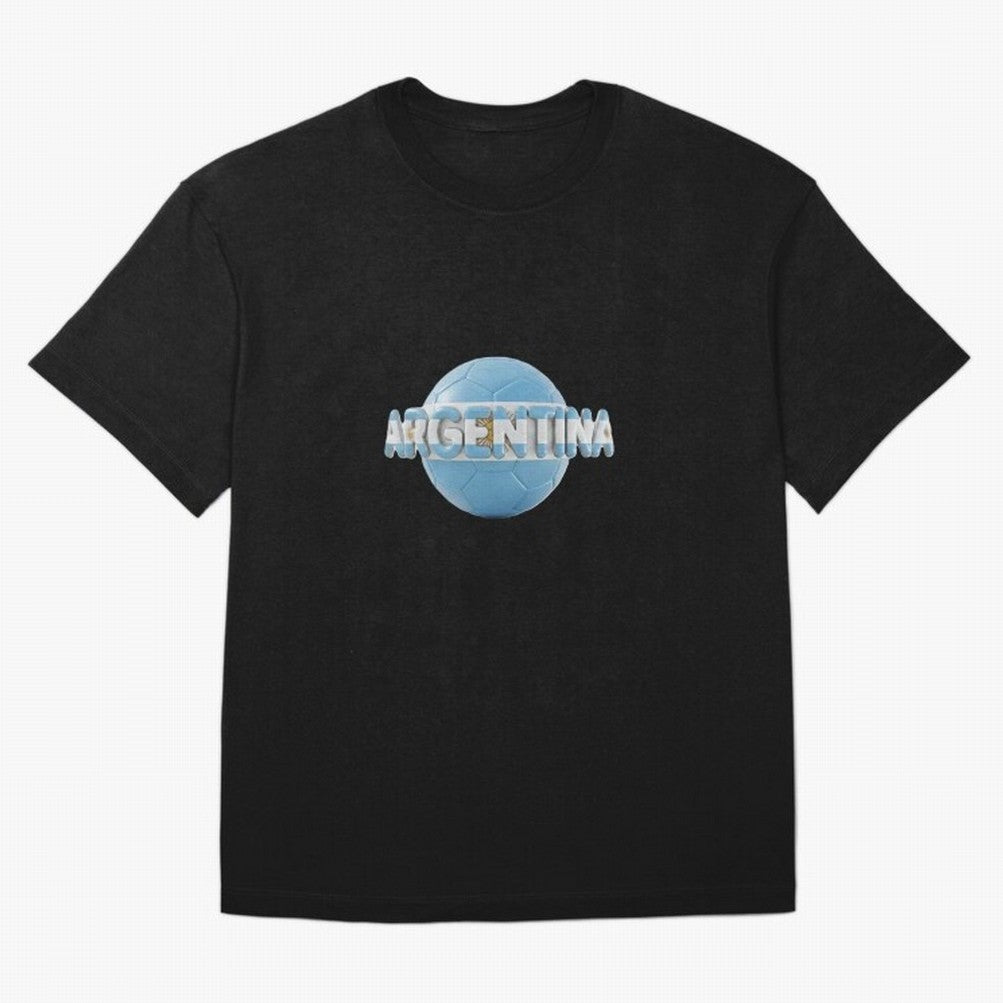Argentina Soccer World Cup Oversized T-Shirt Step into FIFA World Cup 2026 Inspired by Mbappe and Neymar, Argentina and Brazil Energy, Soccer Culture, Superstar Moments, National Team Dreams and Competitive Fire; Perfect for People Who Love