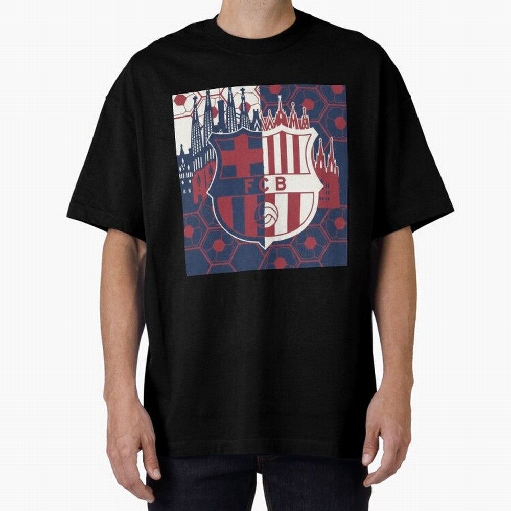 Barcelona - Football Fan Design Classic T-Shirt Follow the Final Road of Global Football Passion for FIFA World Cup 2026 USA Canada Mexico, Driven by Cristiano Ronaldo, Haaland and CR7, Brazil, Vintage Soccer Flavor, Modern Football Stars, National