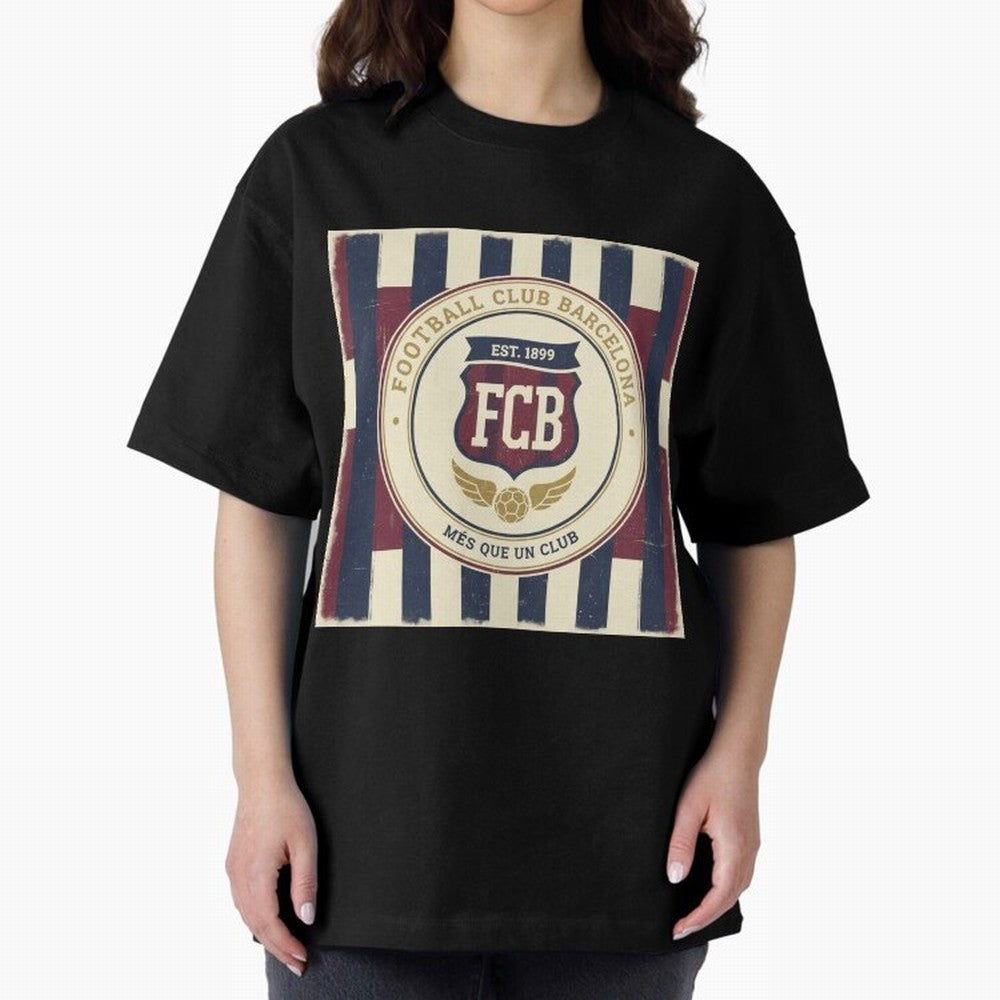 FCB Vintage - Football Fan Design Classic T-Shirt Celebrate the Next Chapter of FIFA World Cup 2026 USA Canada Mexico Inspired by Messi, Neymar and Mbappe, Argentina, France and Brazil Energy, Sports Nostalgia, International Competition, Famous