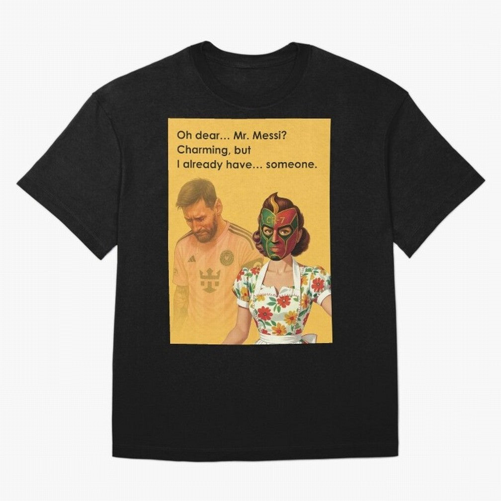 Oh Dear¡­ Mr. Messi ¨C Elegant Housewife CR-7 Meme Art Active T-Shirt Bring Stadium Energy to Global Football Passion for FIFA World Cup 2026 USA Canada Mexico, Made for Messi, Neymar and Mbappe, Netherlands, Goal Celebration Energy, Supporter
