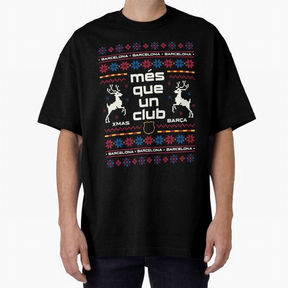 FC Barcelona Christmas Classic T-Shirt Bring International Match Energy to Global Football Passion for FIFA World Cup 2026 Group Stage, Driven by Neymar, Haaland and Cristiano Ronaldo, Germany, Tournament Hype, Historic Matchups, Family Viewing