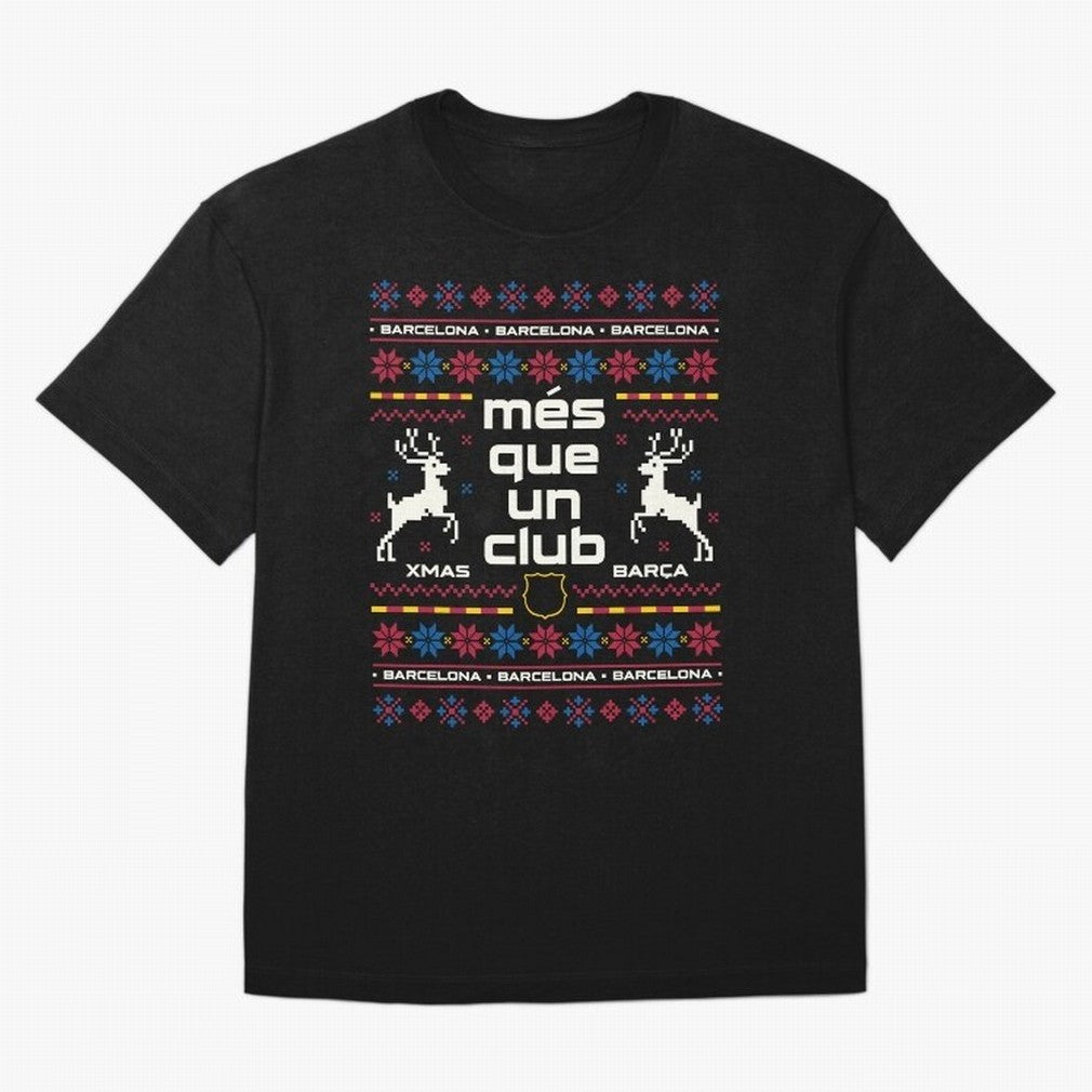 FC Barcelona Christmas Classic T-Shirt Bring International Match Energy to Global Football Passion for FIFA World Cup 2026 Group Stage, Driven by Neymar, Haaland and Cristiano Ronaldo, Germany, Tournament Hype, Historic Matchups, Family Viewing