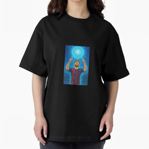 Barcelona Genkidama God Oversized T-Shirt Celebrate Unforgettable Nights in Global Football Passion for FIFA World Cup 2026, Built around CR7, Spain and Netherlands, Stadium Chants, National Pride, Trophy Dreams and Unforgettable Football Memories;