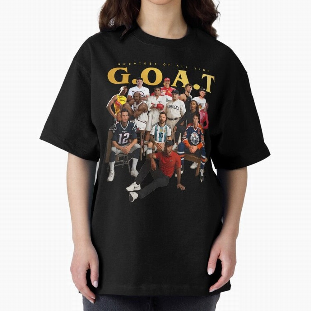 GOAT of all Sports Essential T-Shirt Spotlight Global Football Passion for FIFA World Cup 2026 USA Canada Mexico, Filled with Mbappe and Neymar, Spain, Football Passion, Legendary Performances, Festival Vibes and Supporter Community; Perfect for