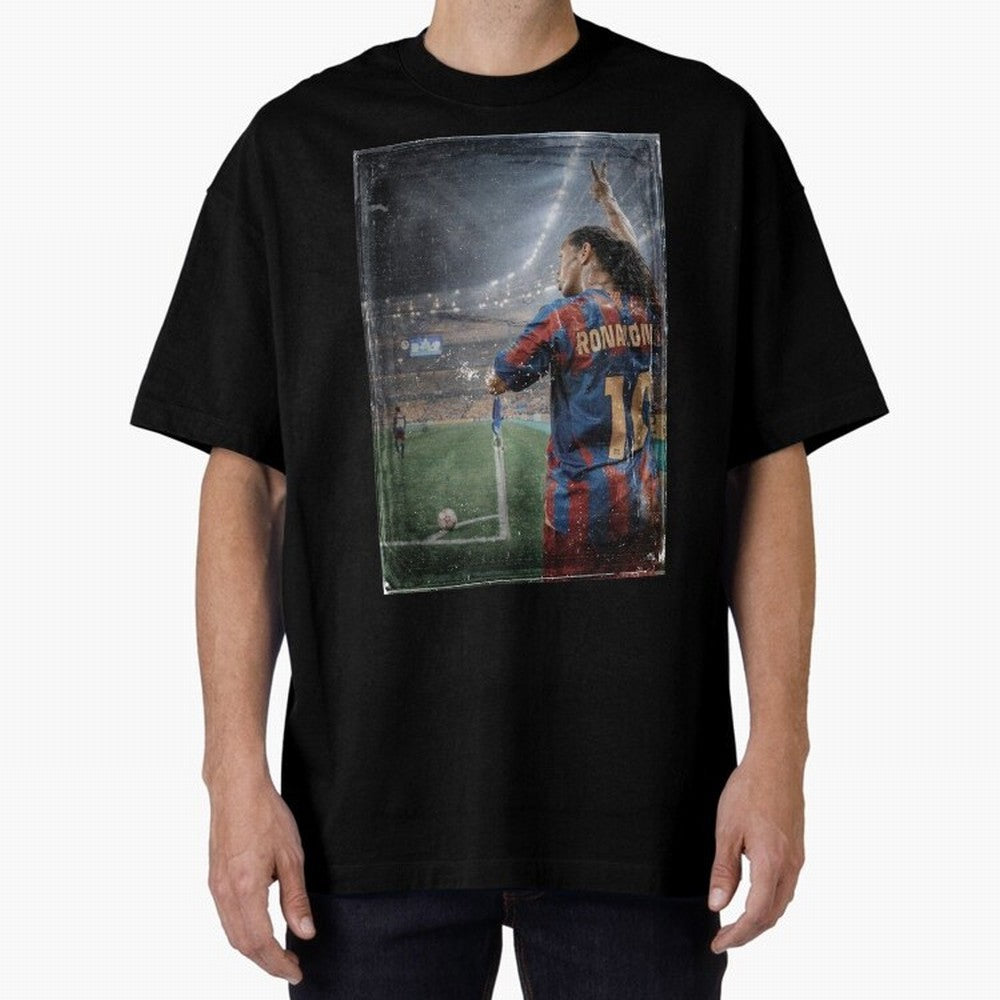Ronaldinho Vintage Classic T-Shirt Fuel Your Fan Pride for FIFA World Cup 2026 Group Stage for Fans of Messi and Cristiano Ronaldo and England and Germany, Bringing Stadium Chants, National Pride, Trophy Dreams and Unforgettable Football Memories;