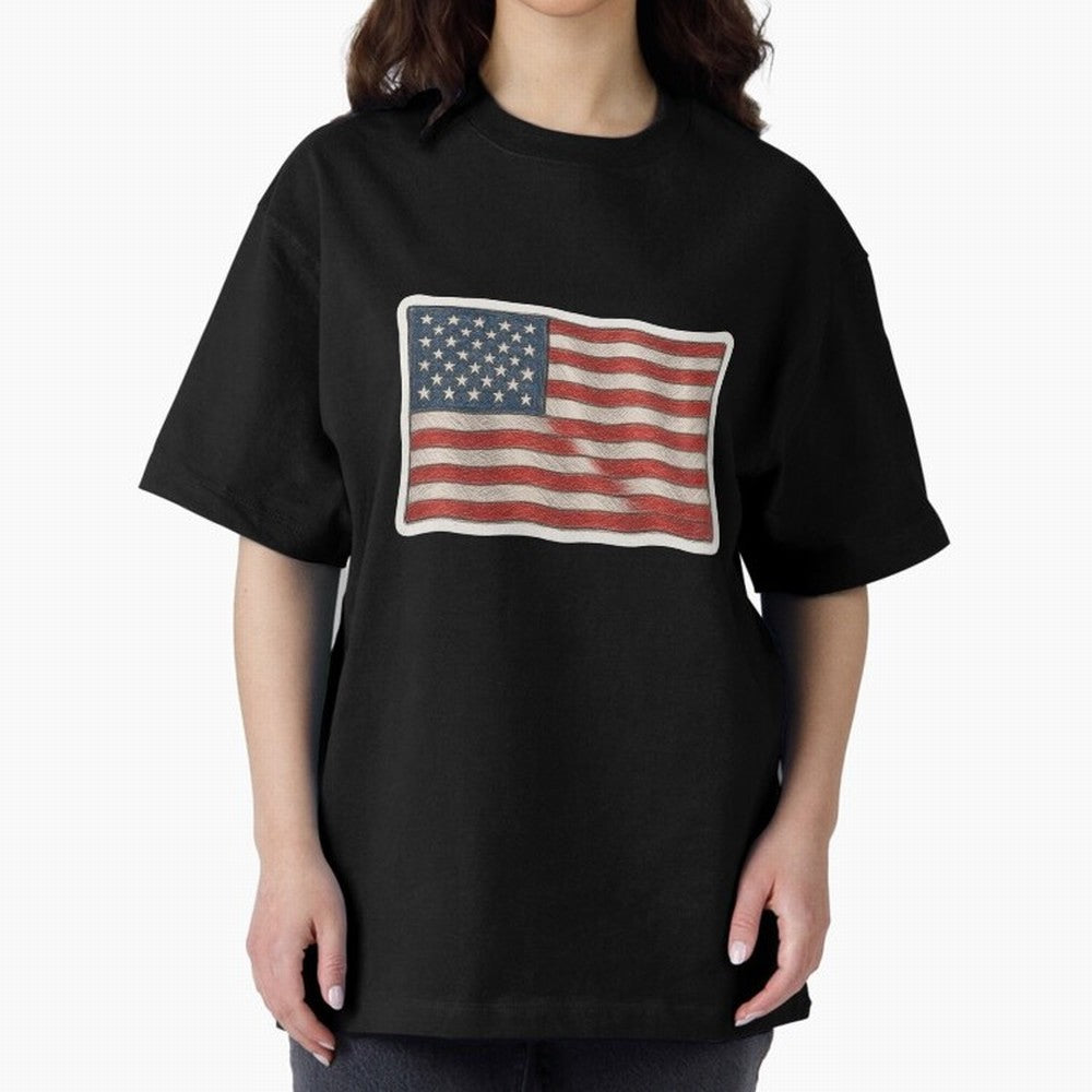 United States Flag USA Patriotic Stars and Stripes Art Classic T-Shirt Honor FIFA World Cup 2026 Group Stage for Fans of CR7 and Spain and Netherlands, Bringing Goal Celebration Energy, Supporter Heritage, Football Icons and Worldwide Tournament