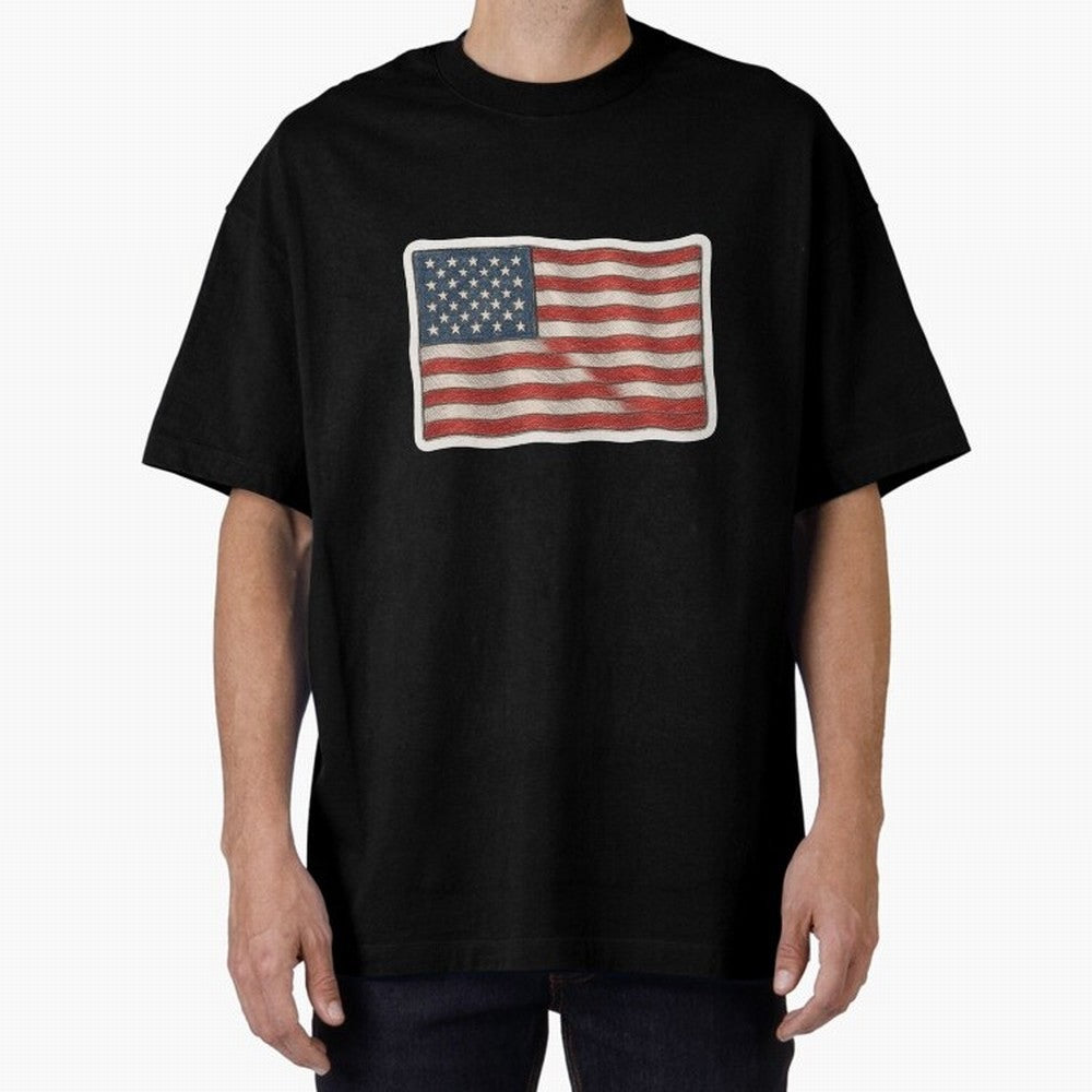 United States Flag USA Patriotic Stars and Stripes Art Classic T-Shirt Honor FIFA World Cup 2026 Group Stage for Fans of CR7 and Spain and Netherlands, Bringing Goal Celebration Energy, Supporter Heritage, Football Icons and Worldwide Tournament