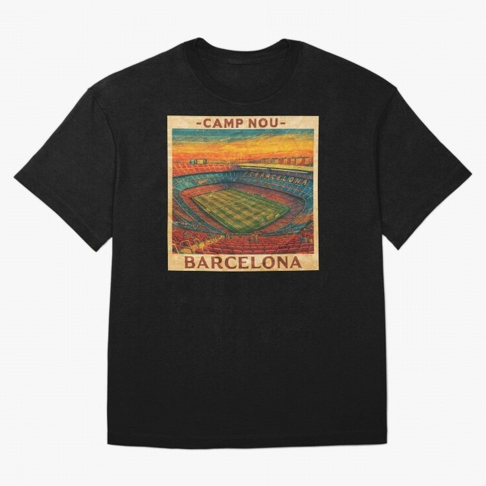 Camp Nou Barcelona FC Classic T-Shirt Keep the Match Day Mood of the FIFA World Cup 2026 Journey through Mbappe Highlights, England Pride, Stadium Memories, Football Loyalty, International Chants and Championship Tradition; Made for Die Hard