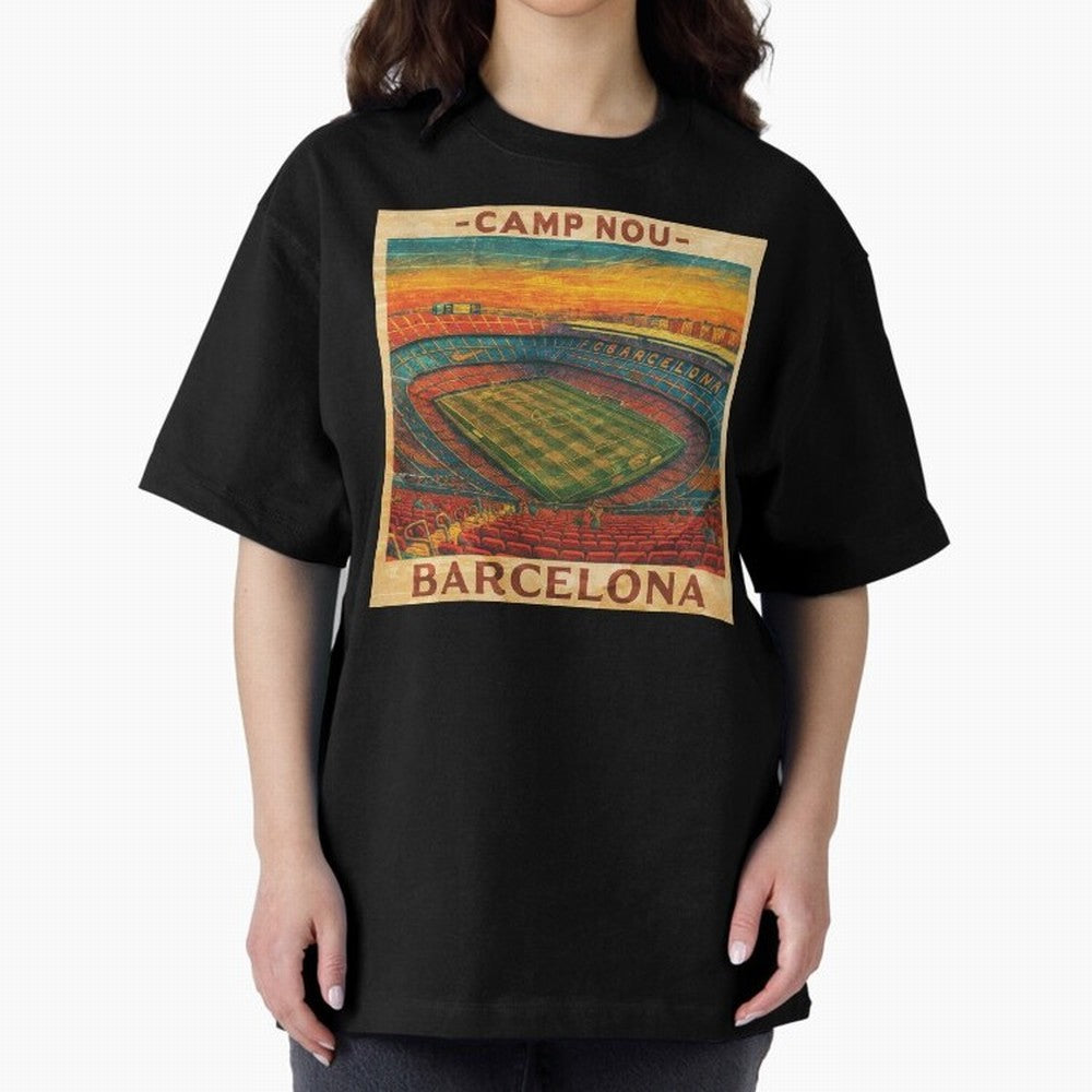 Camp Nou Barcelona FC Classic T-Shirt Keep the Match Day Mood of the FIFA World Cup 2026 Journey through Mbappe Highlights, England Pride, Stadium Memories, Football Loyalty, International Chants and Championship Tradition; Made for Die Hard