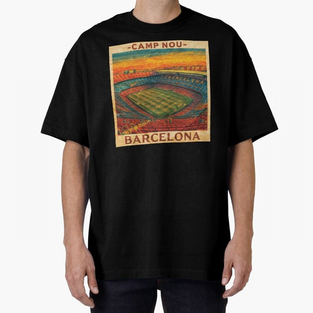 Camp Nou Barcelona FC Classic T-Shirt Keep the Match Day Mood of the FIFA World Cup 2026 Journey through Mbappe Highlights, England Pride, Stadium Memories, Football Loyalty, International Chants and Championship Tradition; Made for Die Hard
