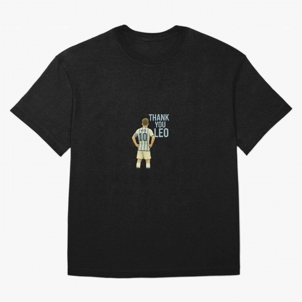 Thank You Leo ¨C Messi Farewell Tribute Essential T-Shirt Follow Every Goal of FIFA World Cup 2026 Group Stage for Fans of Cristiano Ronaldo and Argentina, Bringing Football History, Final Match Energy, Crowd Noise and Once in a Lifetime Moments;