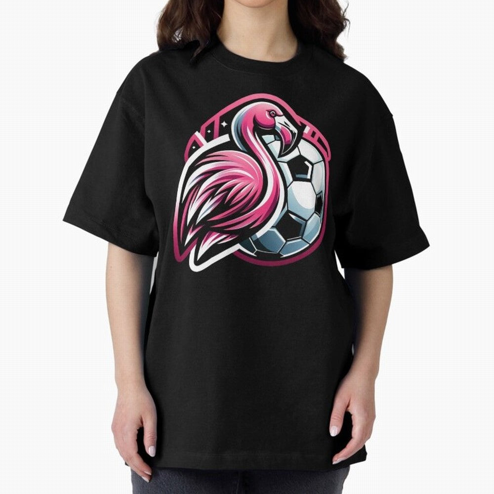 Flamingo & Soccer Fusion Classic T-Shirt Bring a Champion Mindset to the FIFA World Cup 2026 Journey through Neymar, Haaland and Cristiano Ronaldo Highlights, England and Germany Pride, Football Passion, Legendary Performances, Festival Vibes and