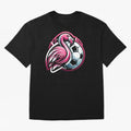 Flamingo & Soccer Fusion Classic T-Shirt Bring a Champion Mindset to the FIFA World Cup 2026 Journey through Neymar, Haaland and Cristiano Ronaldo Highlights, England and Germany Pride, Football Passion, Legendary Performances, Festival Vibes and