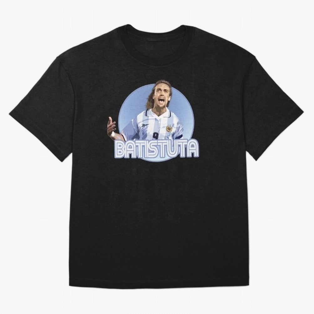 Batistuta - Classic T Shirt Classic T-Shirt Represent Match Day Hype around FIFA World Cup 2026 Group Stage, Messi, Neymar and Mbappe, England, Football History, Final Match Energy, Crowd Noise and Once in a Lifetime Moments; Great for Watch