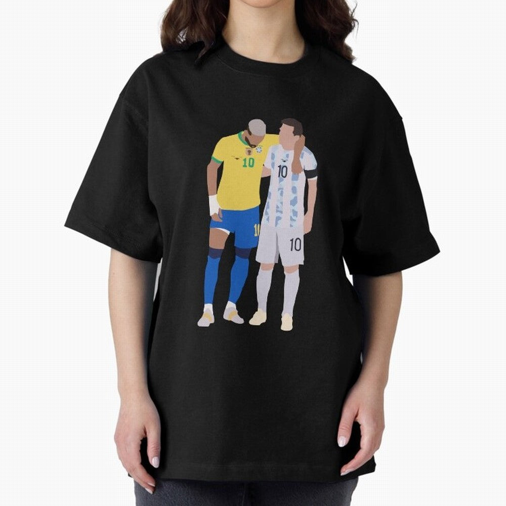 Messi and Neymar Copa America Friends Classic T-Shirt Celebrate the Stars of the FIFA World Cup 2026 Group Stage Journey through Neymar Highlights, France Pride, Football Festival Excitement, Trophy Ambitions, Country Rivalries and Star Player