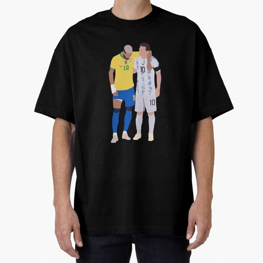 Messi and Neymar Copa America Friends Classic T-Shirt Celebrate the Stars of the FIFA World Cup 2026 Group Stage Journey through Neymar Highlights, France Pride, Football Festival Excitement, Trophy Ambitions, Country Rivalries and Star Player
