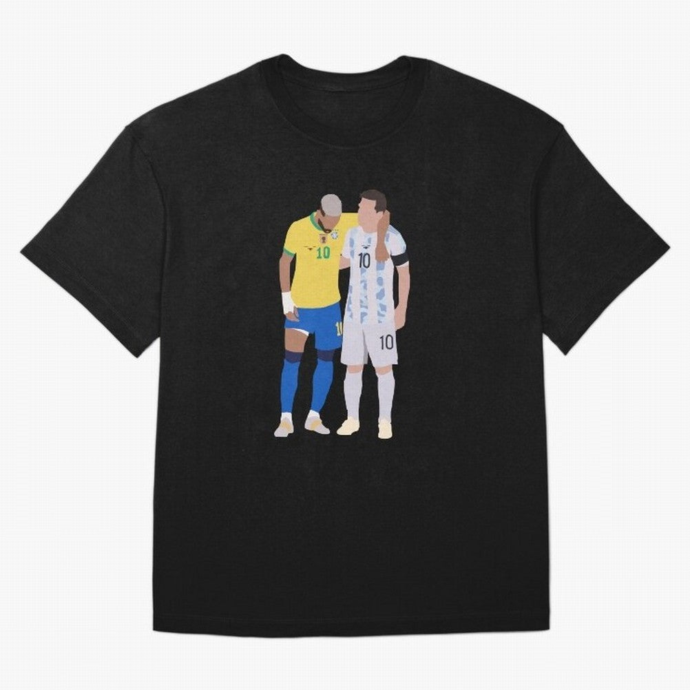 Messi and Neymar Copa America Friends Classic T-Shirt Celebrate the Stars of the FIFA World Cup 2026 Group Stage Journey through Neymar Highlights, France Pride, Football Festival Excitement, Trophy Ambitions, Country Rivalries and Star Player