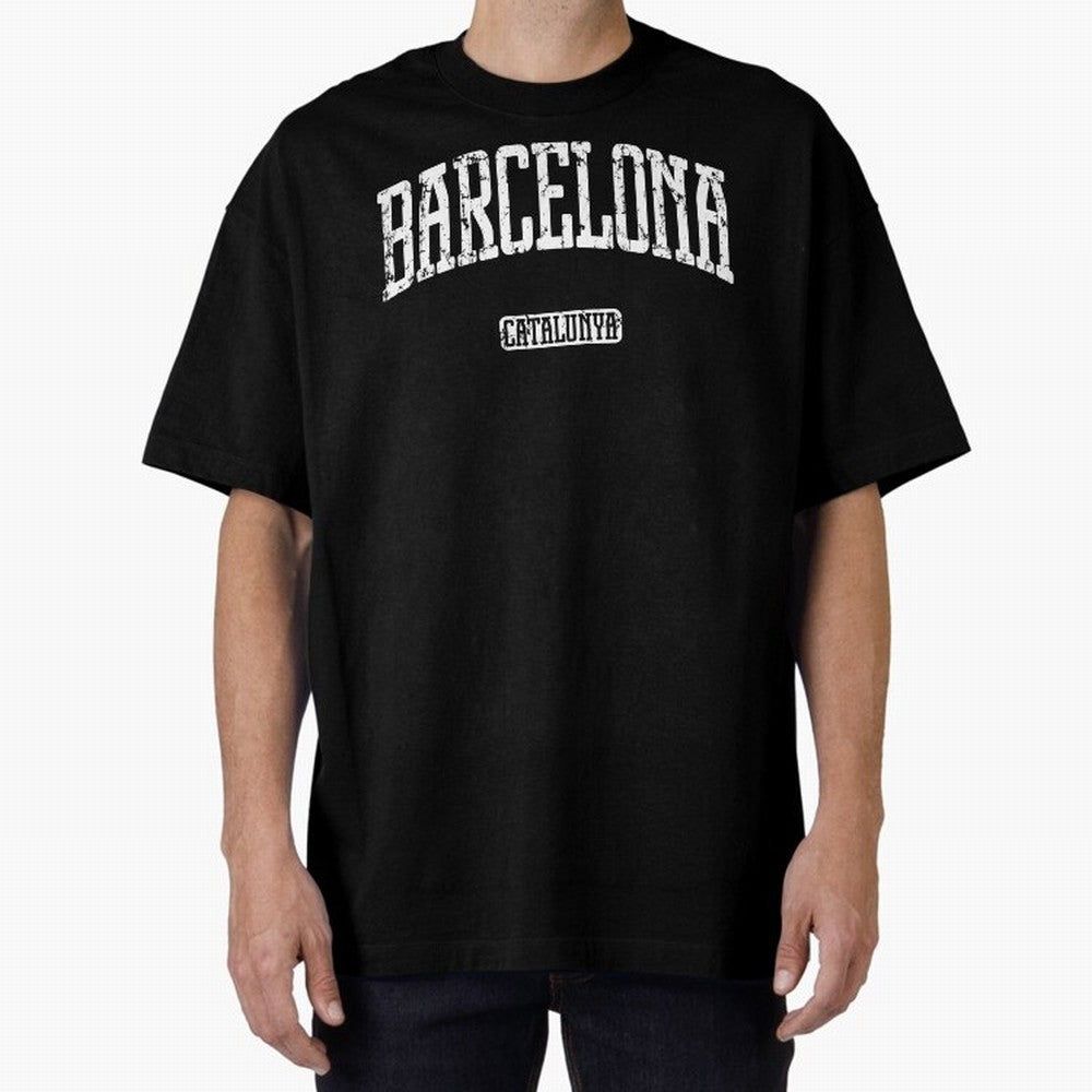 Barcelona (White Print) Essential T-Shirt Celebrate Classic Football Spirit in the FIFA World Cup 2026 USA Canada Mexico Journey through Neymar, Haaland and Cristiano Ronaldo Highlights, England and Germany Pride, Tournament Hype, Historic