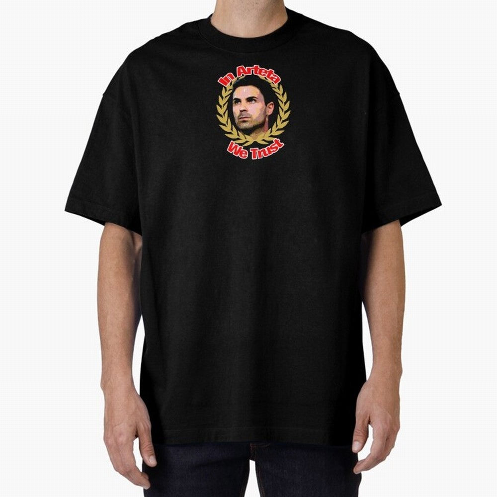 Arsenal - In Arteta We Trust Classic T-Shirt Represent Football Lovers during FIFA World Cup 2026 USA Canada Mexico for Fans of Mbappe and Brazil, Portugal and Argentina, Bringing Retro Football Energy, Iconic Rivalries, Trophy Chase Drama and