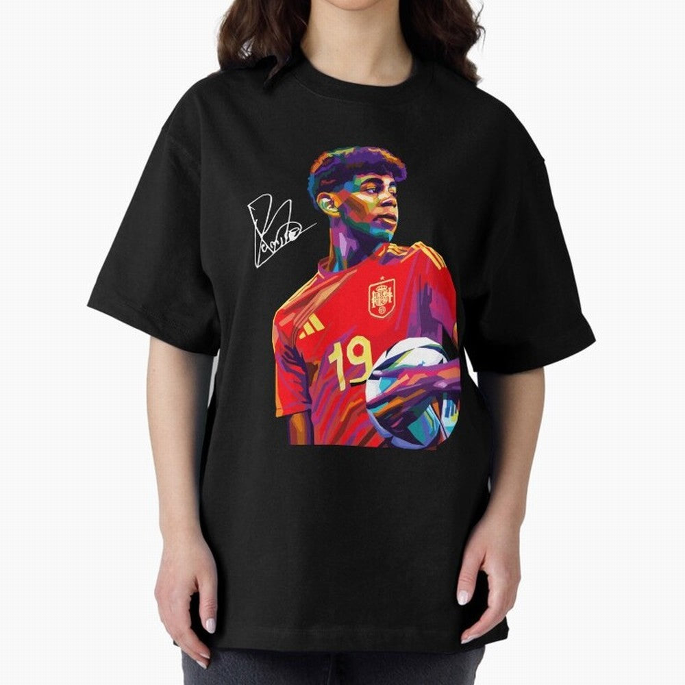 Lamine Yamal Wpap Art Classic T-Shirt Relive Legendary Nights from Match Day Hype around FIFA World Cup 2026 Group Stage, Mbappe, Argentina, France and Brazil, Tournament Hype, Historic Matchups, Family Viewing Parties and Global Sports Pride;