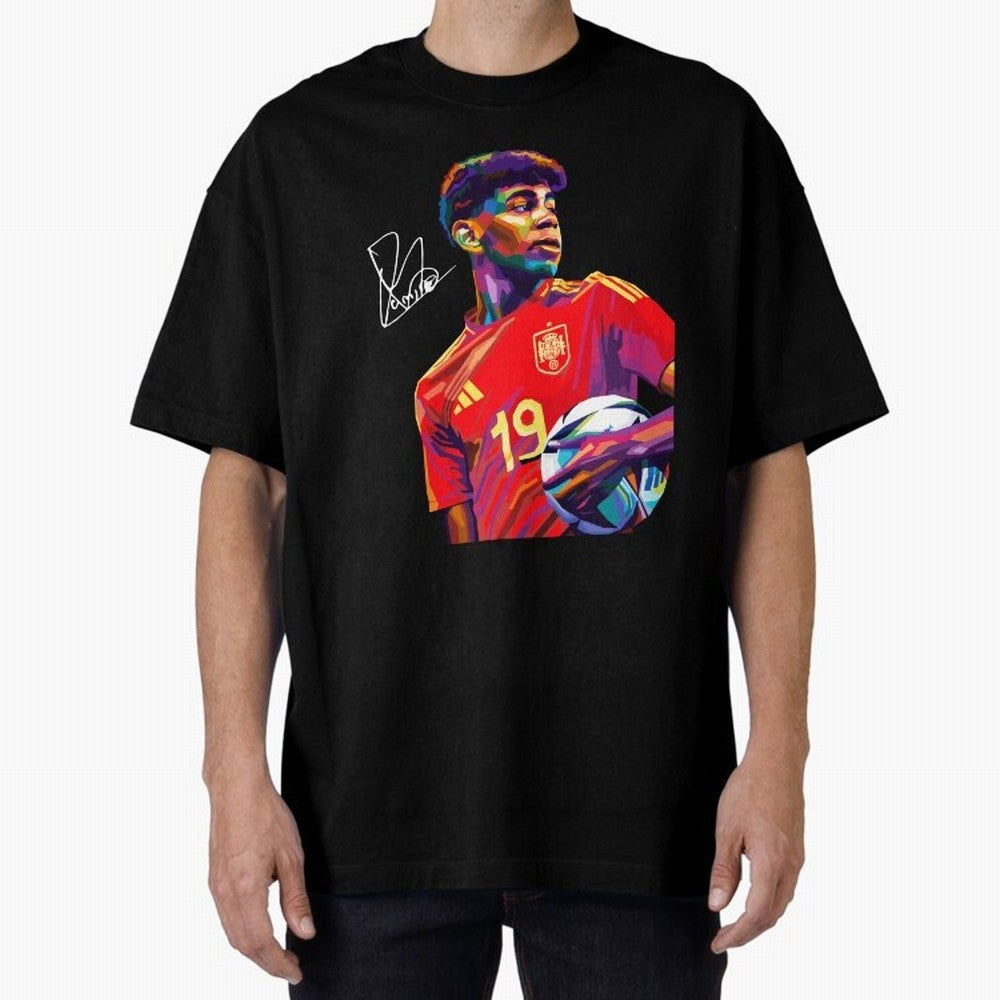 Lamine Yamal Wpap Art Classic T-Shirt Relive Legendary Nights from Match Day Hype around FIFA World Cup 2026 Group Stage, Mbappe, Argentina, France and Brazil, Tournament Hype, Historic Matchups, Family Viewing Parties and Global Sports Pride;