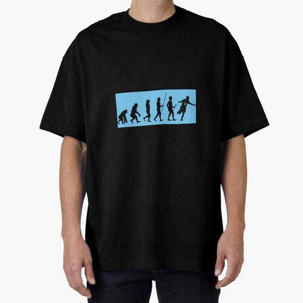 Messi Soccer Evolution Classic T-Shirt Remember Iconic Moments from Match Day Hype around FIFA World Cup 2026, Cristiano Ronaldo, Brazil, Soccer Culture, Superstar Moments, National Team Dreams and Competitive Fire; Ideal for Passionate Fans Who