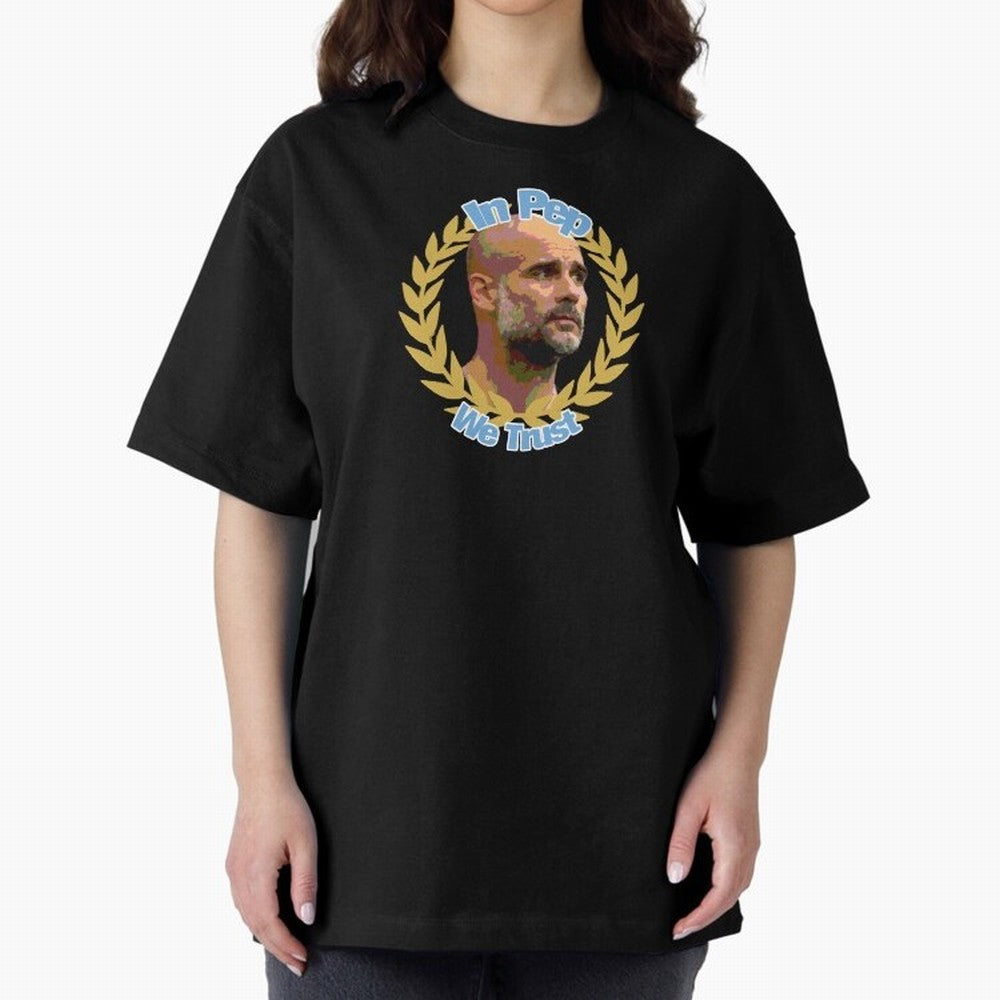 Manchester City - In Pep We Trust Classic T-Shirt Carry the Colors and Pride of Global Football Passion for FIFA World Cup 2026 USA Canada Mexico, Capturing Mbappe, Argentina, Fan Favorite Moments, National Team Passion, Big Match Drama and Soccer