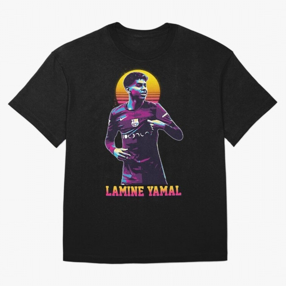 LAMINE YAMAL Oversized T-Shirt Bring FIFA World Cup 2026 USA Canada Mexico for Fans of CR7 and Messi and Argentina, Bringing Championship Spirit, Famous Goals, Roaring Crowds and International Football Unity; Created for Match Day Parties, Soccer