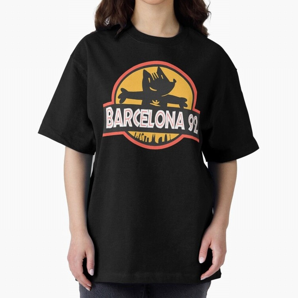 Barcelona 92 Classic T-Shirt Celebrate Football Dreams Across FIFA World Cup 2026 for Fans of Mbappe and Germany, Bringing Vintage Soccer Flavor, Modern Football Stars, National Flags and Final Night Emotion; Ideal for Fans Who Follow Messi,