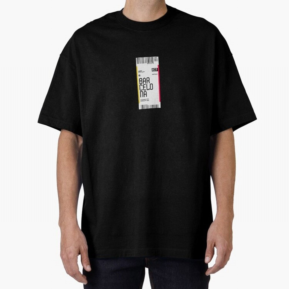 Barcelona Boarding Pass Sparin Travel Ticket Classic T-Shirt Follow the Final Road of FIFA World Cup 2026 Group Stage Spirit, Built around Netherlands, Cristiano Ronaldo, Championship Spirit, Famous Goals, Roaring Crowds and International Football