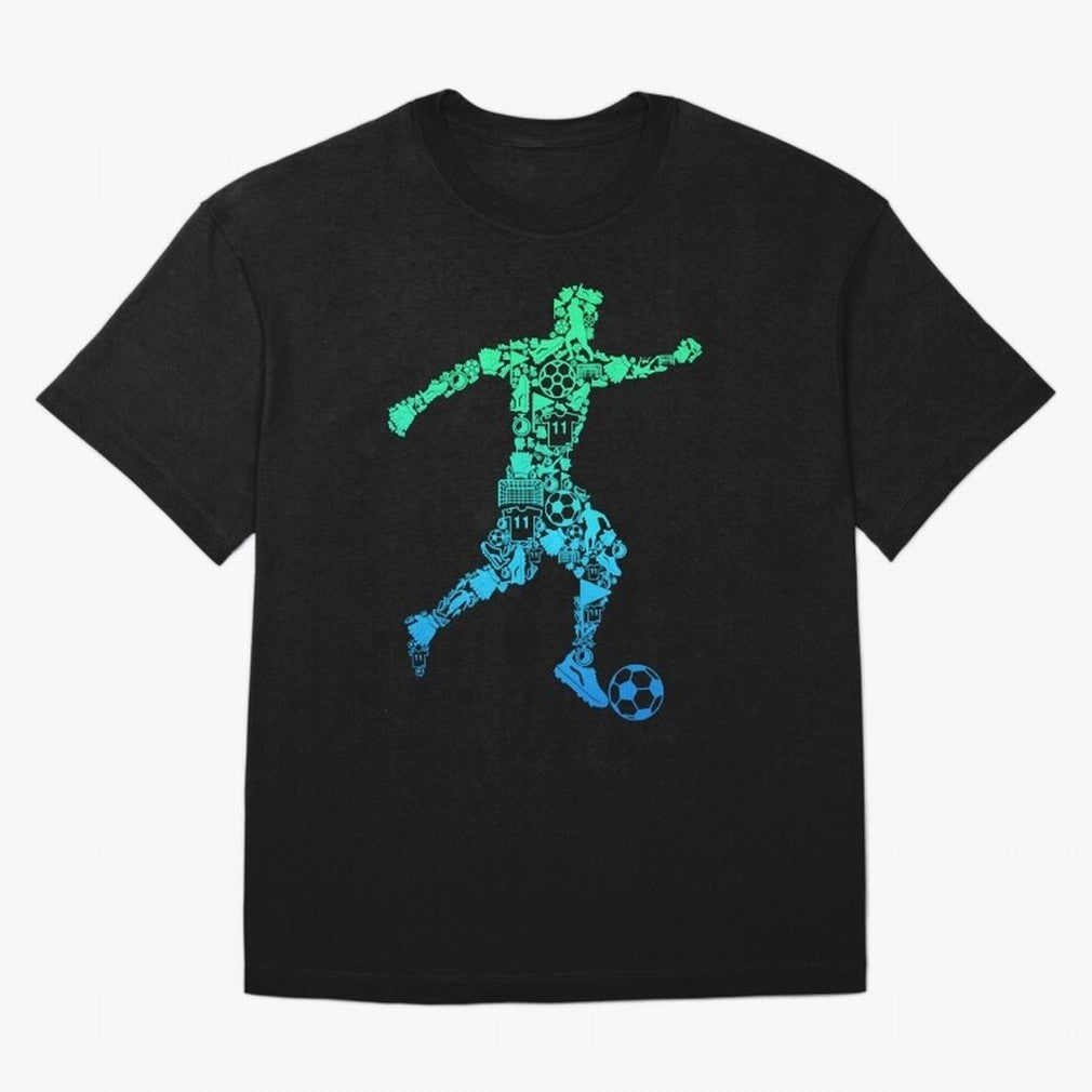 soccer soccer player boys kids Oversized T-Shirt Build Global Football Passion for FIFA World Cup 2026 USA Canada Mexico, Centered on Haaland and Mbappe, England and Germany, Stadium Chants, National Pride, Trophy Dreams and Unforgettable Football