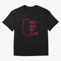 MES QUE UN CLUB Oversized T-Shirt Celebrate the Stars of FIFA World Cup 2026 Spirit, Connected to Brazil, Mbappe and Neymar, Football Festival Excitement, Trophy Ambitions, Country Rivalries and Star Player Buzz; Created for Match Day Parties,