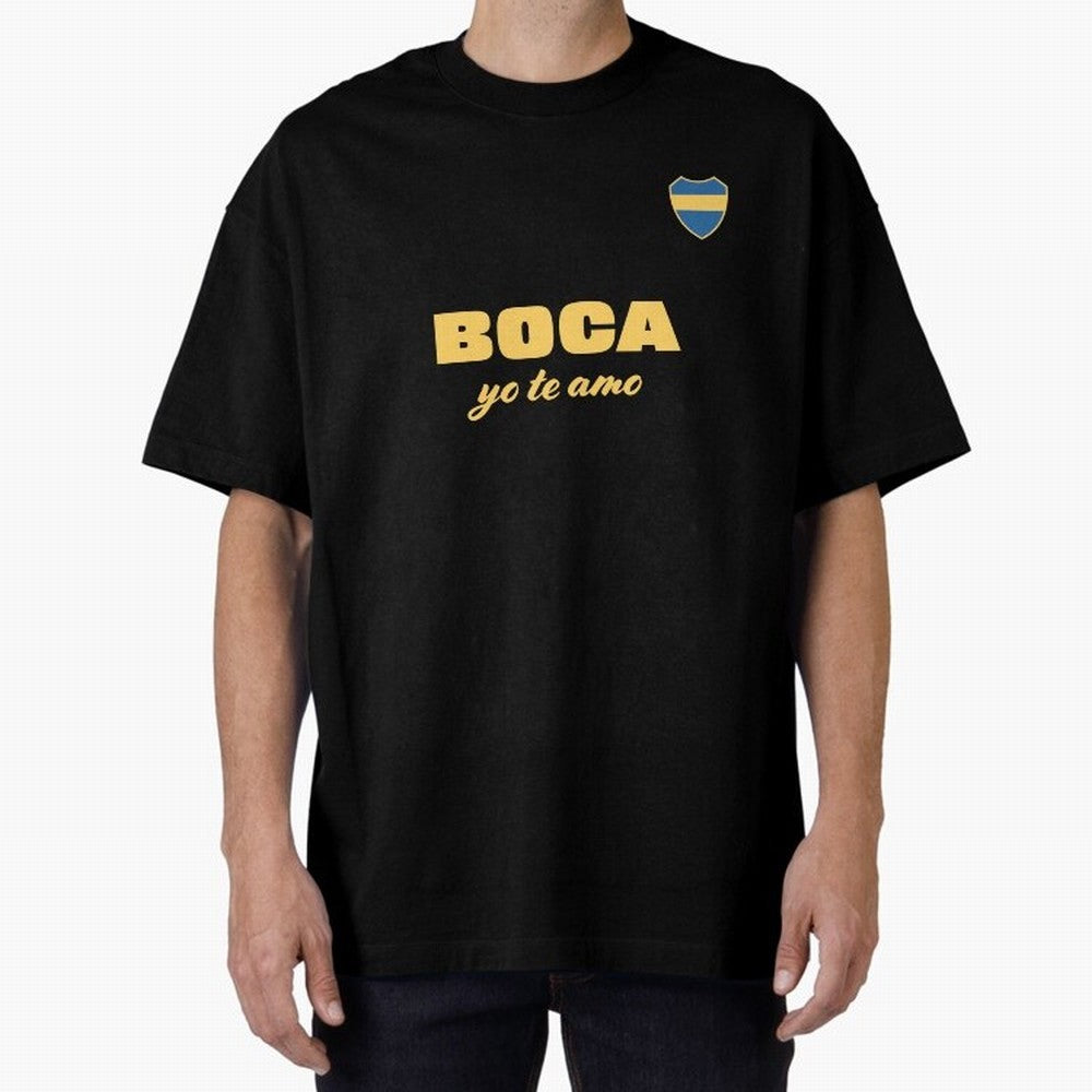 BOCA JUNIORS I LOVE YOU Fitted V-Neck T-Shirt Honor the Football Icons of FIFA World Cup 2026 USA Canada Mexico Capturing Neymar, Argentina Energy, Retro Football Energy, Iconic Rivalries, Trophy Chase Drama and Stadium Atmosphere; Perfect for