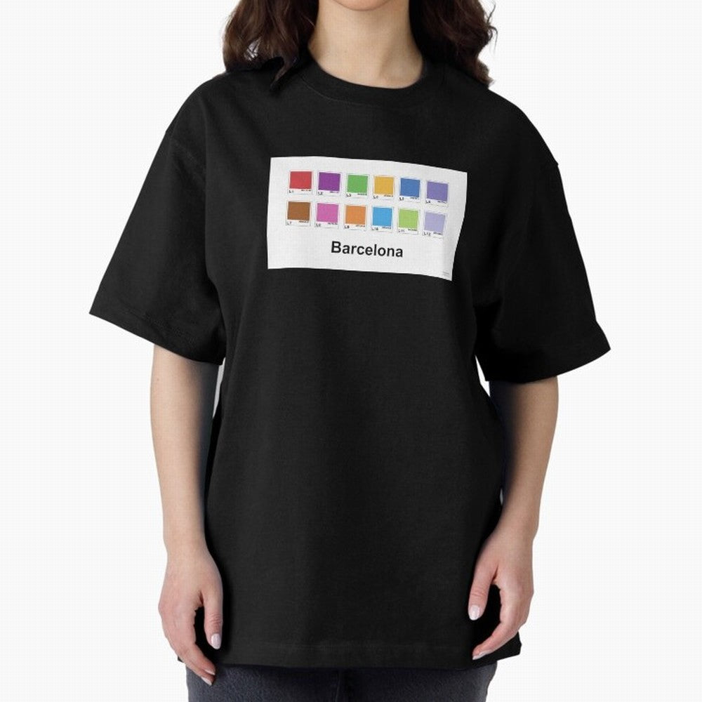 Barcelona Metro Colors Classic T-Shirt Show Your Tournament Heart for Match Day Hype around FIFA World Cup 2026, Cristiano Ronaldo, Germany, Goal Celebration Energy, Supporter Heritage, Football Icons and Worldwide Tournament Joy; Great for Watch