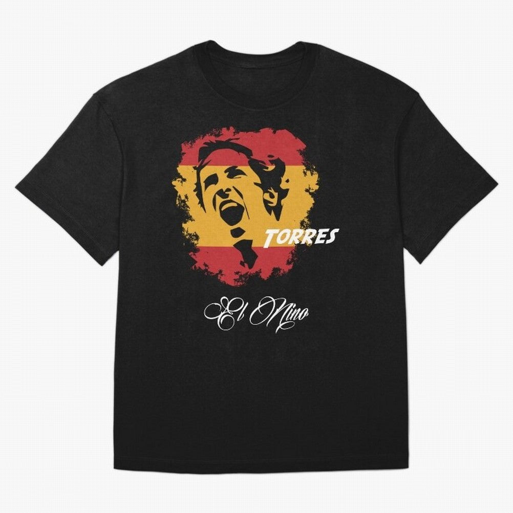 SPAIN FERNANDO TORRES WC 14 FOOTBALL T-SHIRT Essential T-Shirt Support the FIFA World Cup 2026 USA Canada Mexico Journey through Haaland and Mbappe Highlights, England, France and Netherlands Pride, Vintage Soccer Flavor, Modern Football Stars,