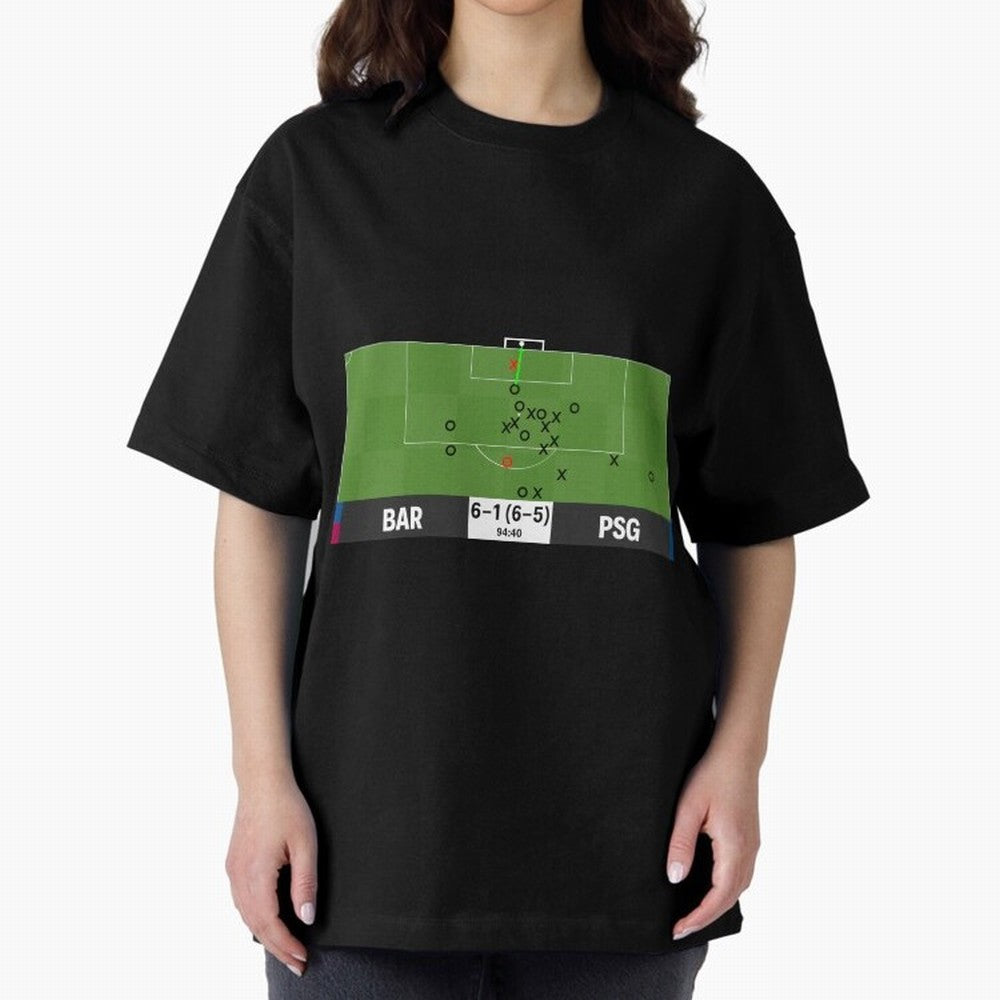 Barcelona vs Paris Saint-Germain 6-1 (6-5) @ 94:40 Goal by Sergi Roberto (La Remontada) Classic T-Shirt Celebrate Soccer Greatness during FIFA World Cup 2026 Group Stage for Fans of Haaland and France and Portugal, Bringing Sports Nostalgia,