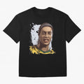 Illustration Ronaldinho Art Classic T-Shirt Carry the FIFA World Cup 2026 USA Canada Mexico Journey through Neymar Highlights, Argentina Pride, Worldwide Fan Energy, Dramatic Goals, Stadium Lights and Championship Celebrations; Ideal for Football