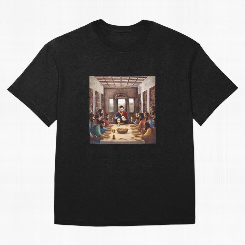 Messi The Last Supper Art Gift Limited Edition Oversized T-Shirt Fuel FIFA World Cup 2026 USA Canada Mexico Spirit, Celebrating France, Mbappe, Classic Soccer Heritage, Championship Pressure, Fan Loyalty and International Pride; Perfect for People