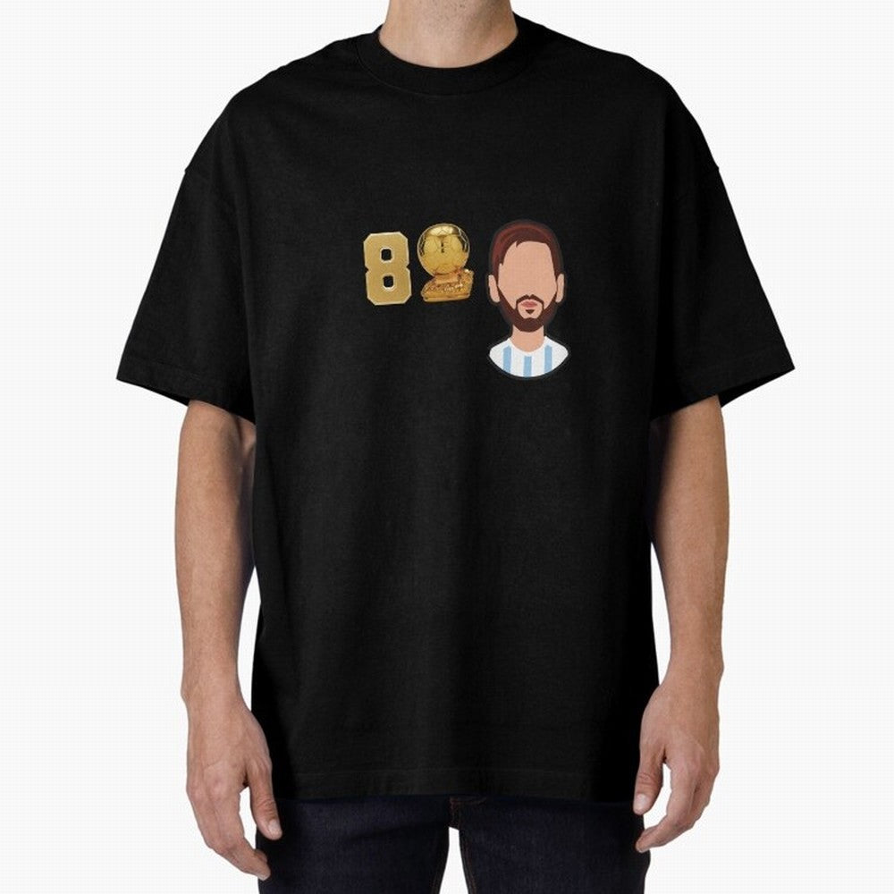 GOAT Legacy: Messi's 8 Ballon d'Or Victories, FCB, Leo Messi Classic T-Shirt Follow the Road to the FIFA World Cup 2026 USA Canada Mexico Journey through Messi, Neymar and Mbappe Highlights, Portugal, Spain and Germany Pride, Football Passion,