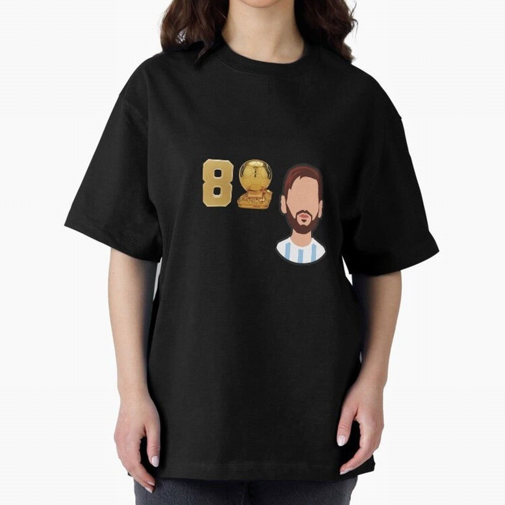 GOAT Legacy: Messi's 8 Ballon d'Or Victories, FCB, Leo Messi Classic T-Shirt Follow the Road to the FIFA World Cup 2026 USA Canada Mexico Journey through Messi, Neymar and Mbappe Highlights, Portugal, Spain and Germany Pride, Football Passion,
