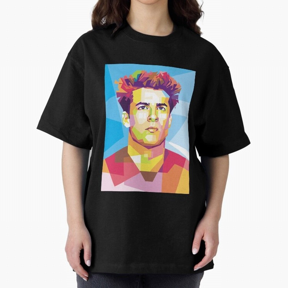 Riqui Puig in Pop Art Portrait Style Classic T-Shirt Bring Bold Fan Energy to Global Football Passion for FIFA World Cup 2026 USA Canada Mexico, Made for Haaland, England, Football Passion, Legendary Performances, Festival Vibes and Supporter