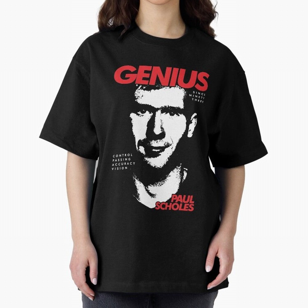 Paul Scholes - Manchester United Legend Oversized T-Shirt Showcase the FIFA World Cup 2026 Group Stage Journey through Cristiano Ronaldo Highlights, England Pride, Soccer Culture, Superstar Moments, National Team Dreams and Competitive Fire; Ideal