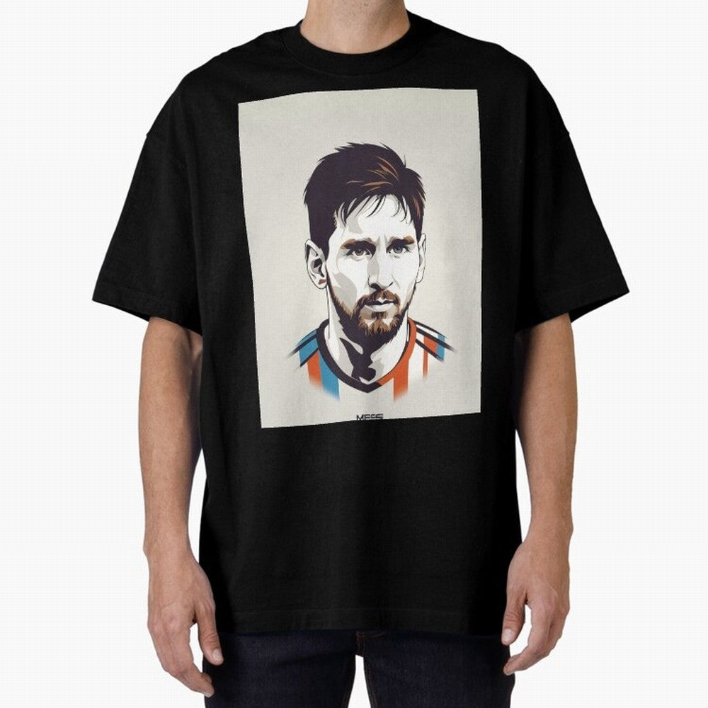 MESSI POP ART Graphic T-Shirt Feel International Energy from FIFA World Cup 2026 USA Canada Mexico Spirit, Celebrating Portugal, Neymar, Haaland and Cristiano Ronaldo, Supporter Pride, Iconic Celebrations, Legendary Names and Global Match Day