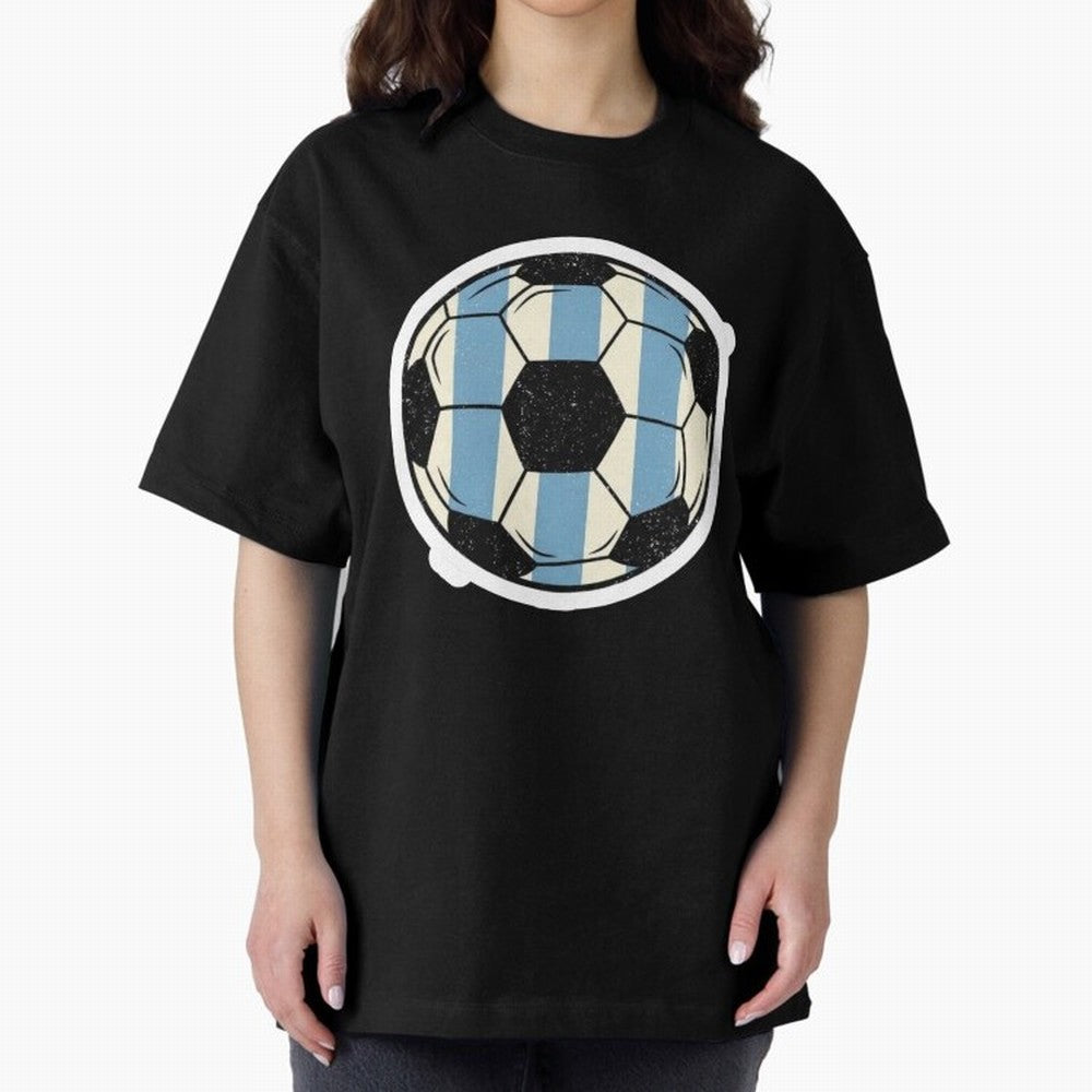 Soccer ball sticker || Buenos Aires Vibes Premium T-Shirt Celebrate the Road through the FIFA World Cup 2026 Journey through Cristiano Ronaldo, Haaland and CR7 Highlights, France and Portugal Pride, Retro Football Energy, Iconic Rivalries, Trophy