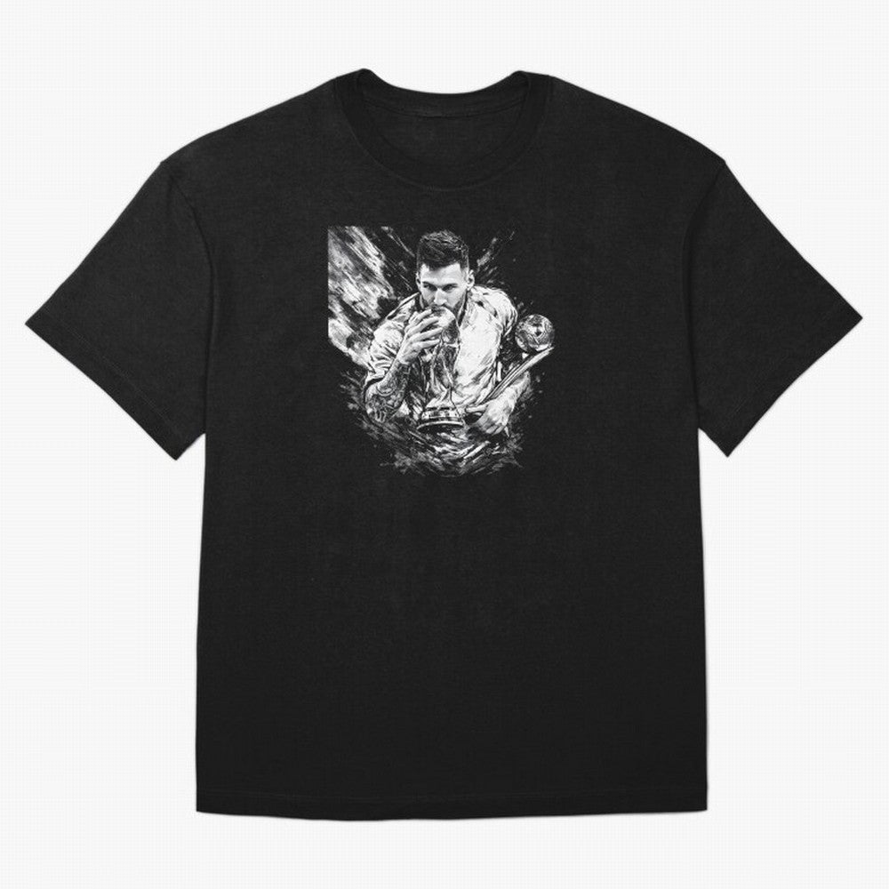 Eternal Glory ¨C Inked Champion Tribute Messi Premium T-Shirt Represent the Passion of FIFA World Cup 2026 Group Stage Built around Neymar, Brazil Energy, Stadium Memories, Football Loyalty, International Chants and Championship Tradition; Ideal
